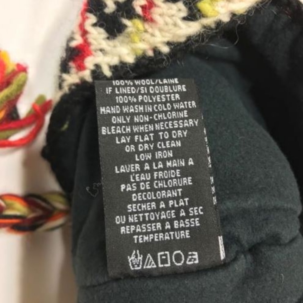 **SOLD** NEWARI 100% Wool Hand Knit Cap Iceland - Picture 5 of 5